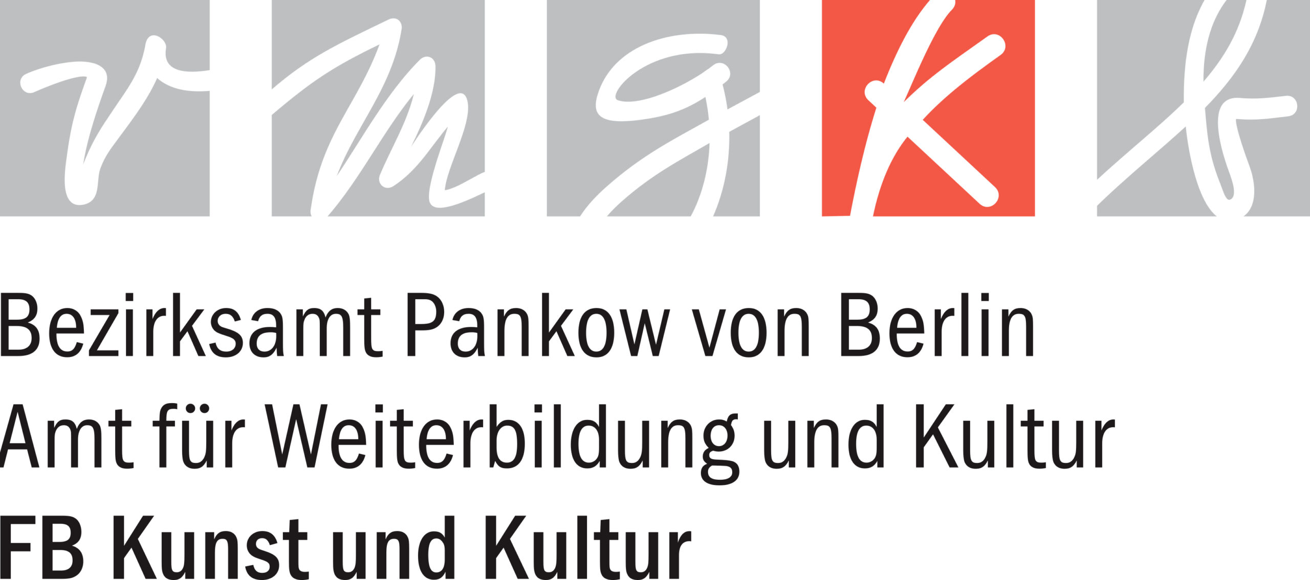 Logo: Bezirksamt Pankow von Berlin, Amt für Weiterbildung und Kultur – Fachbereich Kunst und Kultur
